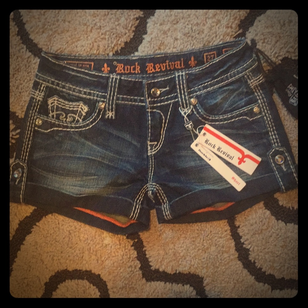 Rock Revival  Denim Shorts